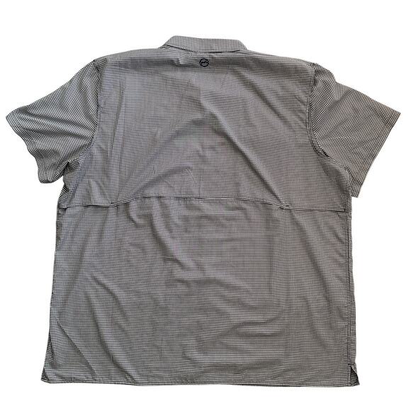 Magellan Men's Size 4XL Fish Gear Angler Fit Button Down Short Sleeve Shirt - Picture 2 of 16